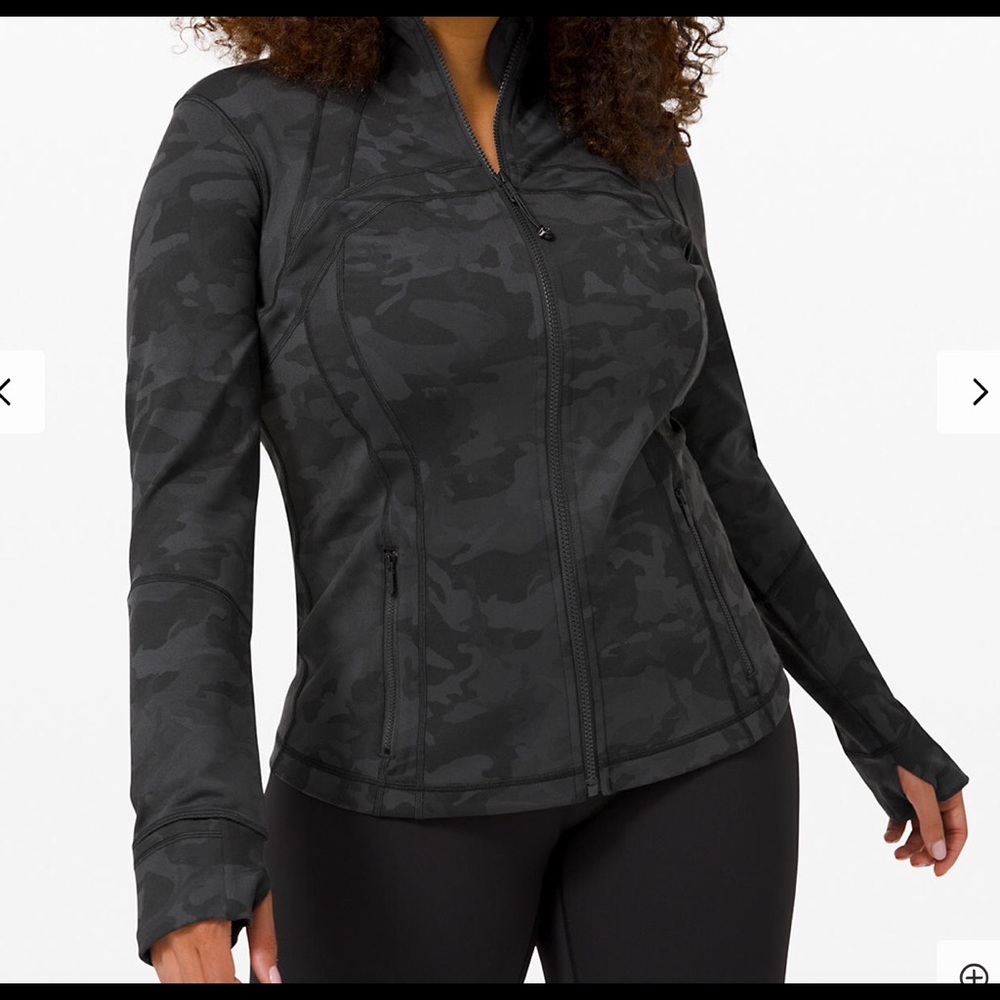 Lululemon NTW Sz 2 Camo Multi Grey Define Jacket